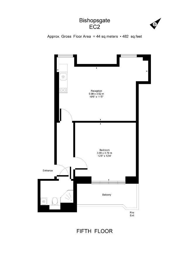 Apartment 5, 48 Bishopsgate By City Living Londen Buitenkant foto